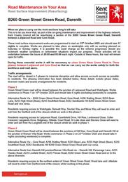 KCC - SoWN - 15-10-2025 - Green Street Green Road, Darenth, Dartford - Resurfacing